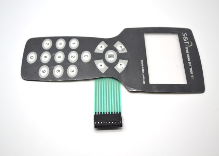 Clavier numérique tactile de relief de contact à membrane pour le contrôleur à distance anti- microbien